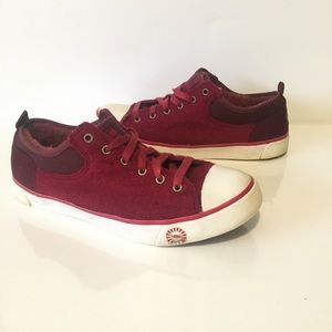 ⚡️ Ugg Red Sheepskin Sneakers Size 9 Women’s